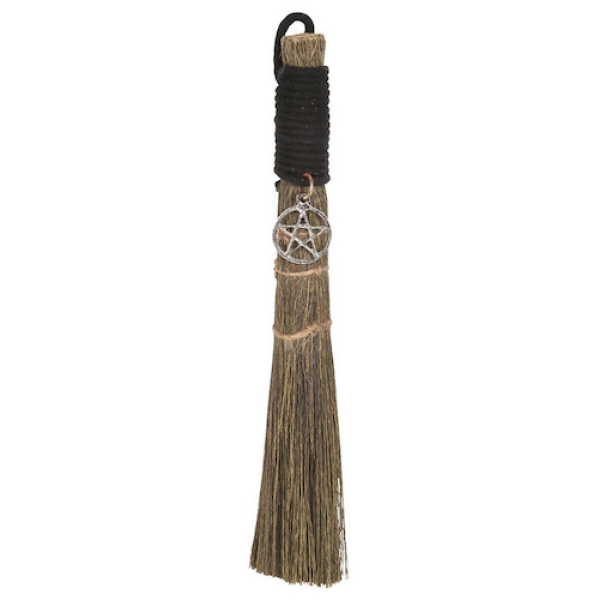 Altar Broom 20cm with Pentagram